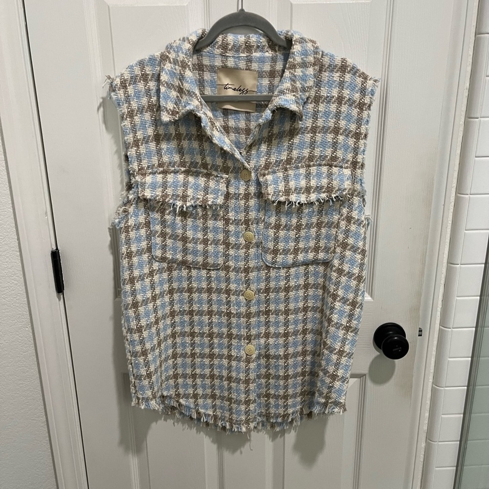 Tweed Vest